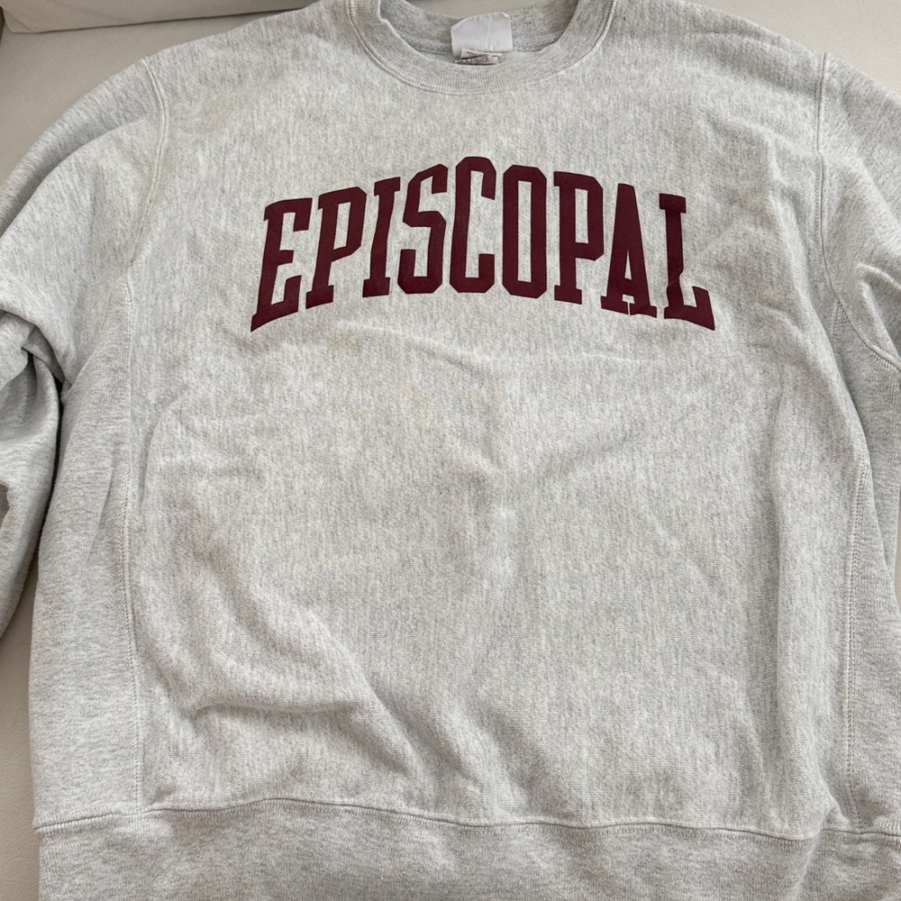 Champion Light Gray Reverse Weave Pullover - image 3